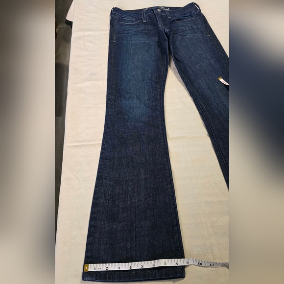 American Eagle True Boot Dark Blue Flare Jeans - Picture 8 of 11